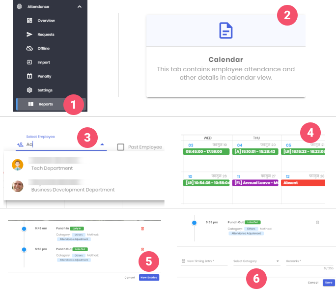 Add Attendance Entries on behalf of users [By HR]