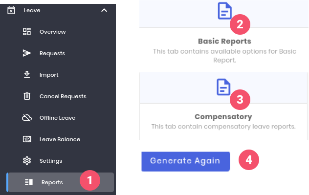 Compensatory Leave Report