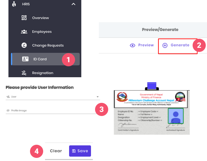 Generating an ID Card