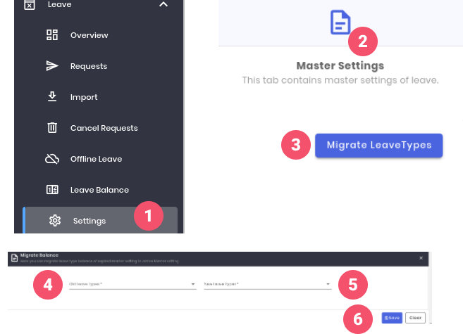 Migrate leave type balance