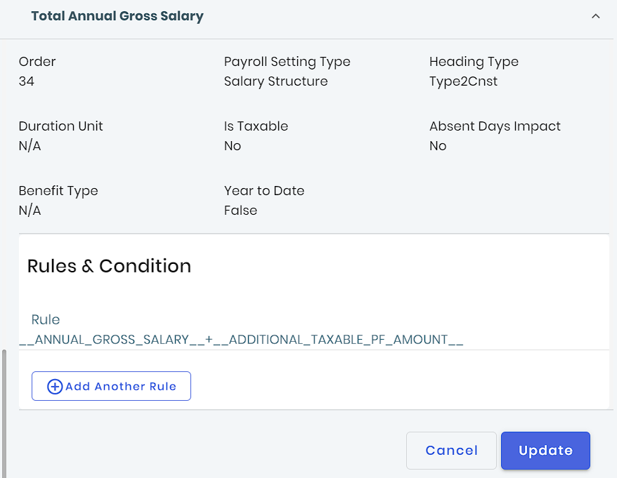 Total Annual Gross Salary