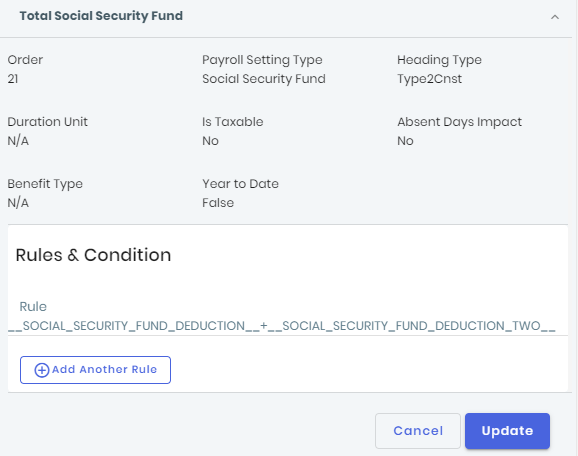 Total Social Security Fund