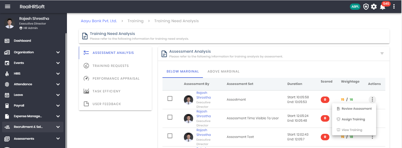 Training Need Analysis