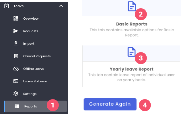 Yearly Leave Report